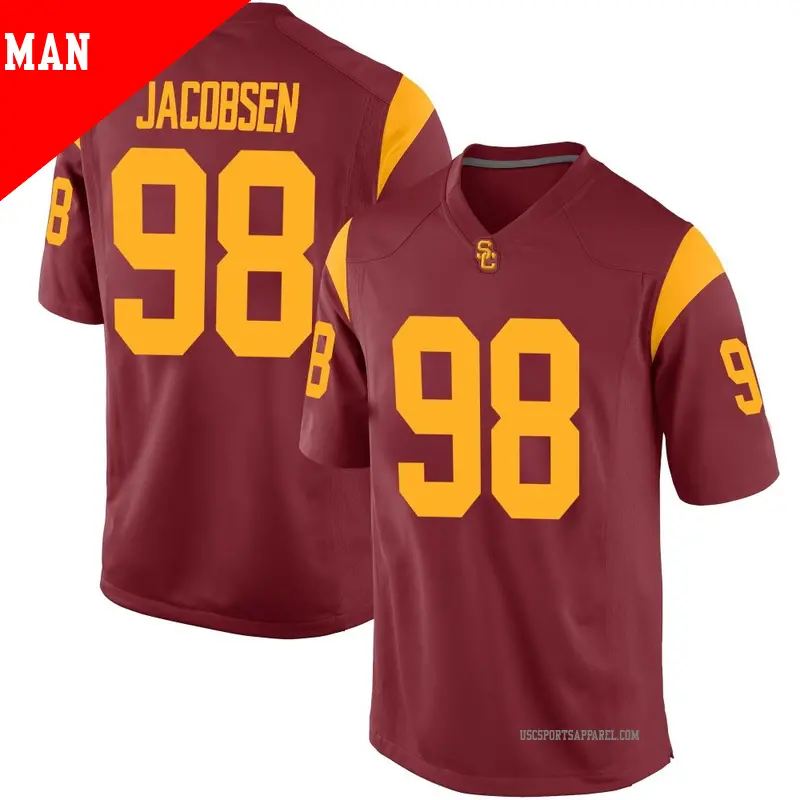 トップス Cashcade CASH FOOTBALL JERSEY Cash Jacobsen Jersey, Trojans Cash Jacobsen Jerseys